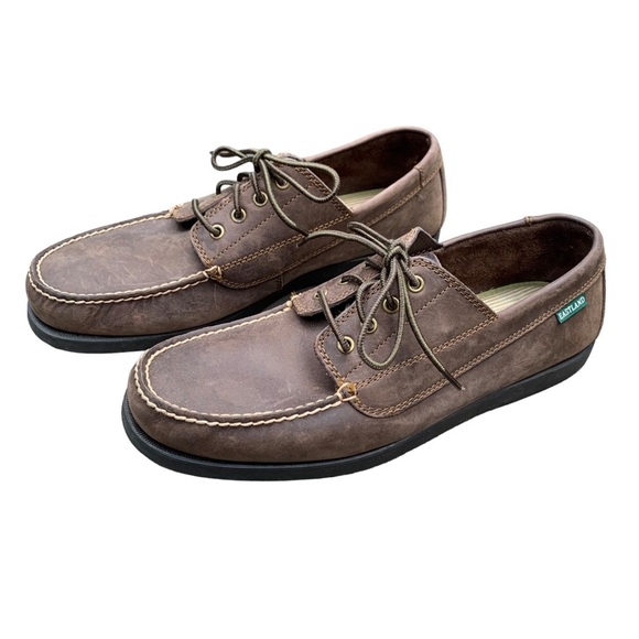 Eastland Falmouth Men's Boat Shoe 14D Lace Up Slip On Preppy Coastal - Picture 3 of 9